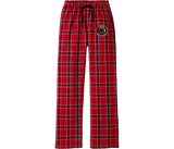 MD Jr. Black Bears Women's Flannel Plaid Pant